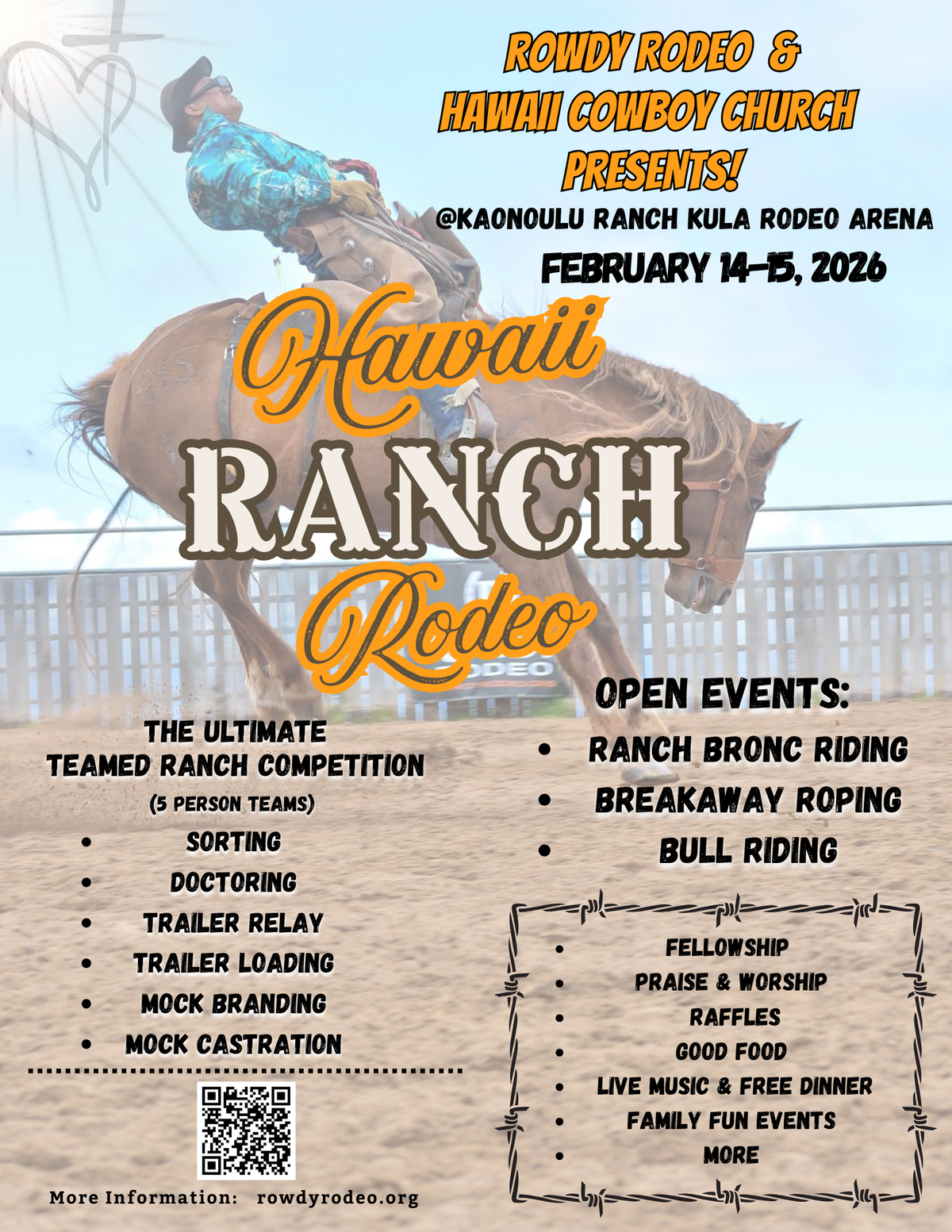 Rowdy Rodeo Sign Event Schedule – Rowdy Rodeo